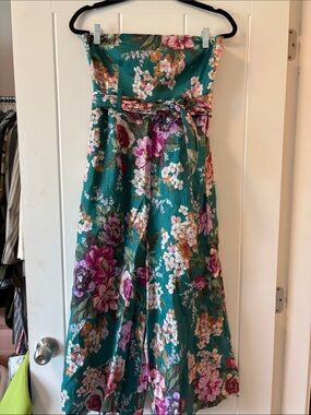 Zimmermann floral linen jumpsuit